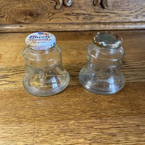 Vintage Bicentennial 1776-1976 Liberty Bell Cherry Jars W/Lids